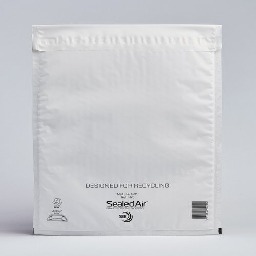 Sealed Air Mail Lite Tuff Bubble Envelopes H/5 White Int 270x360mm Box 50