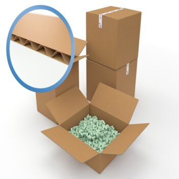 Single Wall Cardboard Boxes 125K/B/T 0201 12x9x6 305x229x152mm FSC3 Pack 25