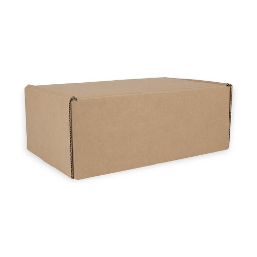 Small Parcel Postal Boxes Int 222x150x88mm Tuck In Flaps Pack 50