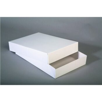 White A4 Stationery Box & Lid 305x216x57mm (1 Ream) Pack 50