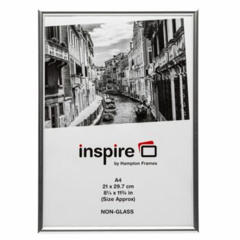 Backloading Certificate Frame A4 Silver A4MARSIL-NG