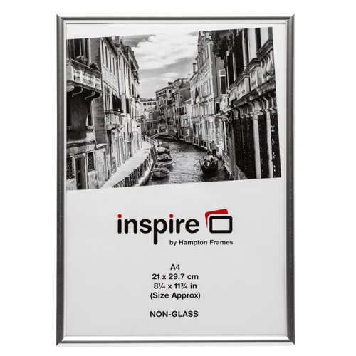 Backloading Certificate Frame A4 Silver A4MARSIL-NG