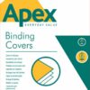 Binding Covers Blue A4 Leather Look - Pack 100