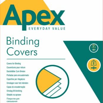 Binding Covers Blue A4 Leather Look - Pack 100