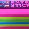 Extra Sticky Notes 3x5 Neon 90 Sheets - Pack 6