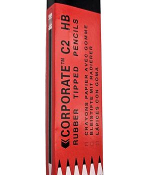 Rubber Tipped Pencils HB - Pack 12