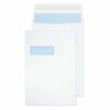 Gusset Envelopes White Window C4 324x229x25mm - Pack 125
