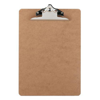 Hardboard Clipboard A4 Portrait Brown