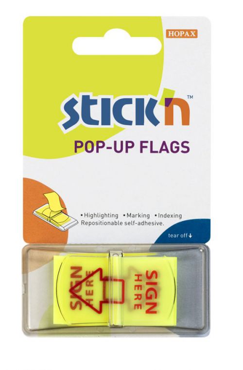 Enhance your organisation with our Index Flags Sign Here Pop Up measuring 25x45mm and featuring 50 tabs. Perfect for highlighting important documents these vibrant flags ensure your messages stand out.