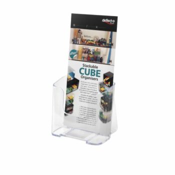 Literature Holder Slanted DL Clear