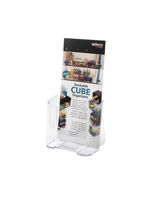 Literature Holder Slanted DL Clear