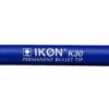 Permanent Markers Blue Bullet Tip - Pack 10
