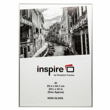 Photo Frame Clip In Aluminium with Clear Perspex Front A1