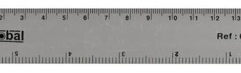 Plastic Ruler 150mm / 15cm / 6 Inches Clear