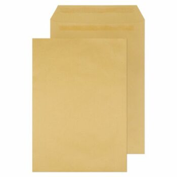 Pocket Envelopes 381x254mm Manilla Peel&Seal 115gsm - Pack 250