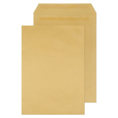 Pocket Envelopes 381x254mm Manilla Peel&Seal 115gsm - Pack 250