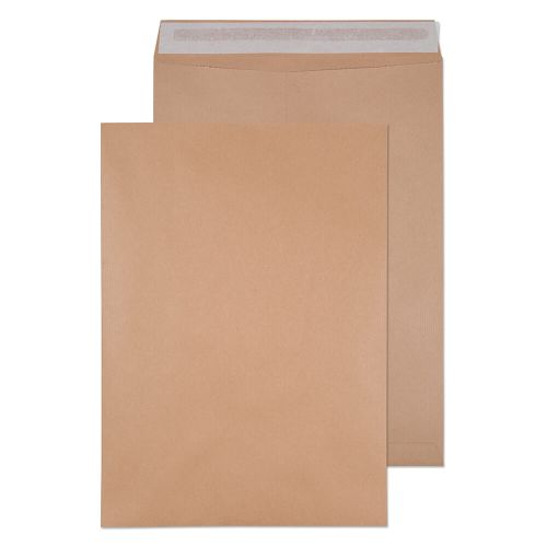 Pocket Envelopes 457x324mm Manilla Self Seal 115gsm - Pack 125