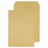 Pocket Envelopes C4 Manilla Plain Self Seal 115gsm - Pack 250