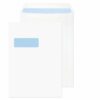 Pocket Envelopes C4 White Window Self Seal 90gsm - Pack 250