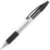 Rubber Grip Pens Black Retractable - Pack 10