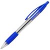 Rubber Grip Pens Blue Retractable - Pack 10