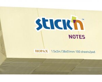 Sticky Notes 1.5x2 Yellow 100 Sheets Yellow - Pack 12