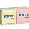 Sticky Notes 3x3 Pastel 100 Sheets - Pack 12