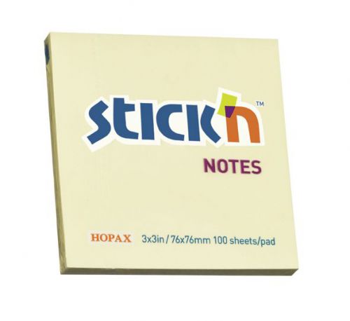 Sticky Notes 3x3 Yellow 100 Sheets - Pack 12