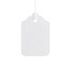 Ticket Label Strung Tags 46x30mm White - Pack 1000