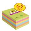 3M Post-it Super Sticky Large Notes Lined 101x152mm Assorted 7100263461 - Pack 4+2