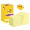 3M Post-it Super Sticky Notes 76x76mm Canary Yellow Promo 7100290174 - Pack 8+4