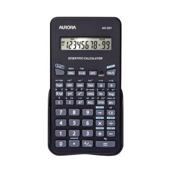 Aurora AX501 Scientific Calculator Single Line Display Black