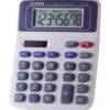 Aurora DT210 8 Digit Semi Desktop Calculator Grey