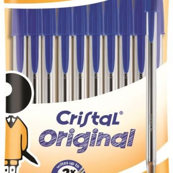 Bic Cristal Ballpoint Pens Blue 516352 - Pack 10