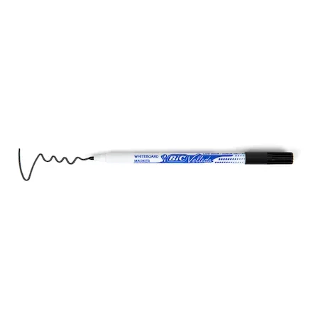 Bic Velleda 1721 Bulk Fine Black Whiteboard Markers 929178 - Pack 200
