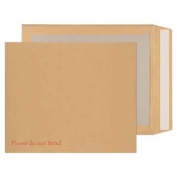 Board Backed Envelopes 318x267mm Manilla Pocket Peel&Seal Ref:14935 - Pack 125
