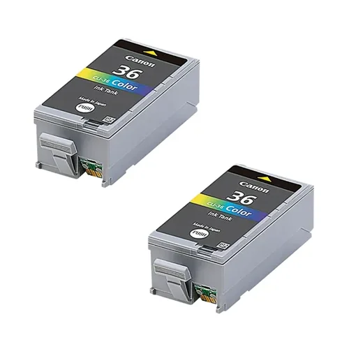 Canon CLI-36 Standard Capacity Inkjet Cartridges 1511B025 - Pack 2