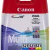 Canon CLI-521 Standard Colour Inkjet Cartridge 2934B015