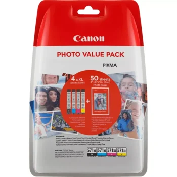 Canon CLI-571XL Photo Value Pack CMYK High Capacity 0332C006