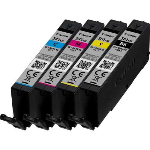 Canon CLI-581XXL Multi Inkjet Cartridges Pack CMYK 1998C007