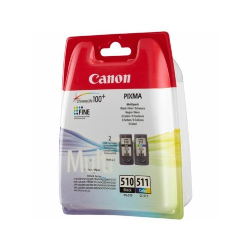 Canon PG-510/CL-511 Multi Inkjet Cartridges CMYK Standard 2970B017