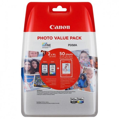 Canon PG-545XL/CL-546XL Photo Value Pack Black & Colour 8286B011