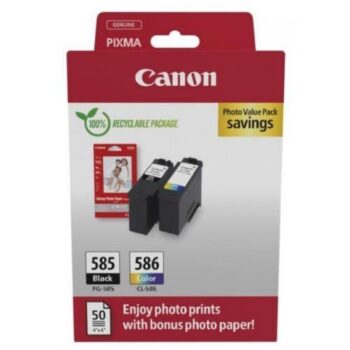 Canon PG-585/CL-586 Photo Value Pack Black & Colour 6205C004