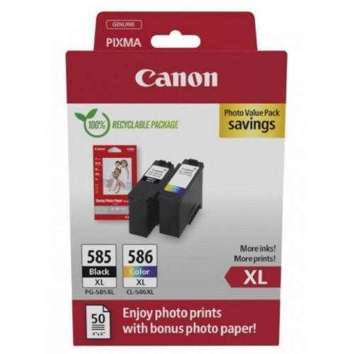 Canon PG-585XL/CL-586XL Photo Value Pack Black & Colour 6204C005