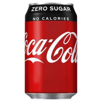 Coca Cola Zero Drink Can 330ml (Pack 24) 402003