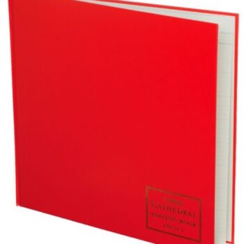 Collins Cathedral Analysis Book Casebound 297x315mm 21 Cash Column 96 Pages Red 150/21.1 - 811253