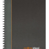 Collins Ideal Manuscript Book Wirebound A5 Ruled 192 Pages Black 468W - 811668