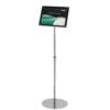 Deflecto A4 Bevelled Edge Floor Standing A4 Sign Holder Portrait & Landscape Display Boards Free Standing  790845