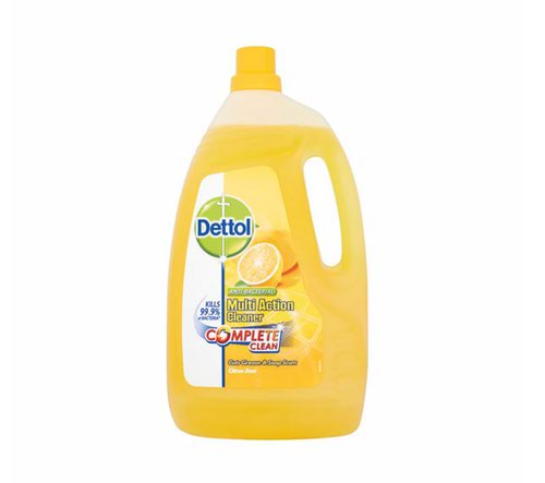 Dettol Antibacterial Multi Action Cleaner Liquid 4 Litres Citrus 8052618