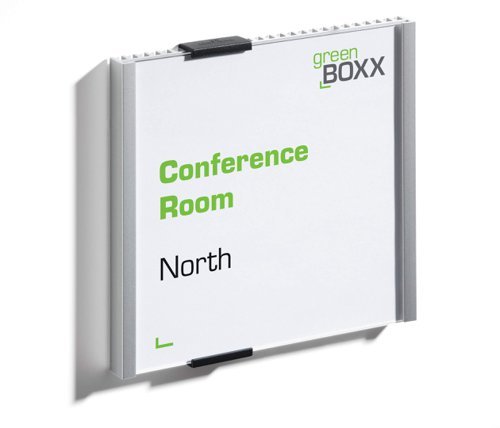 Durable Aluminium Doorplate Info Sign 149x148.5mm 480223